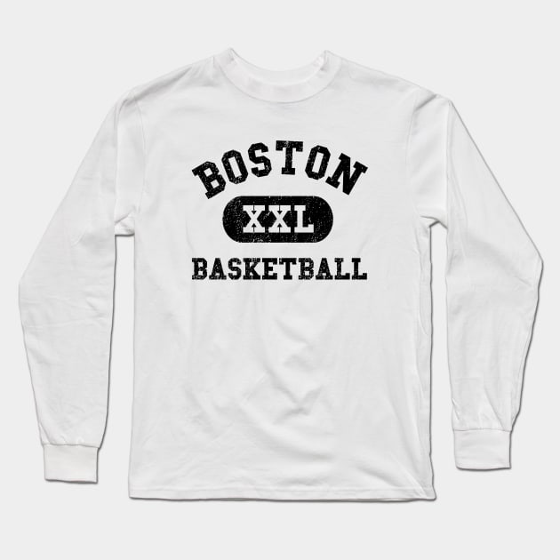 Boston Basketball III Long Sleeve T-Shirt by sportlocalshirts